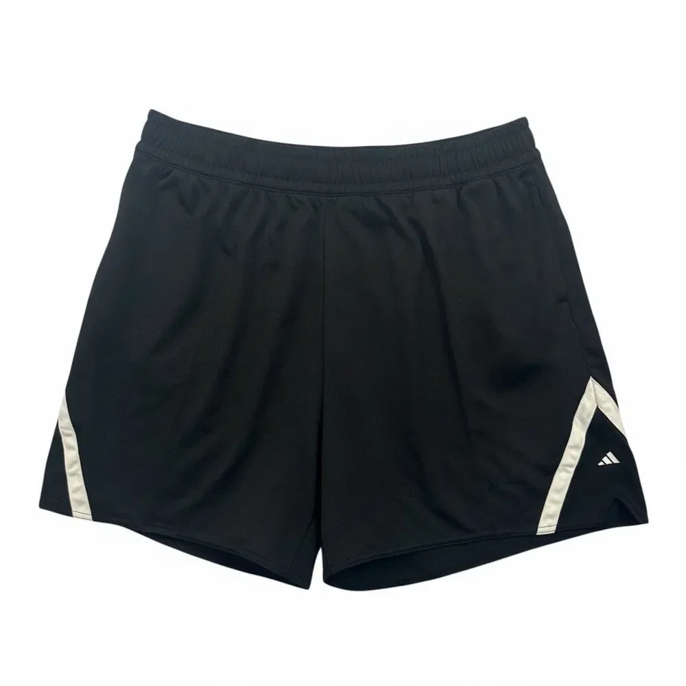 adidas Women’s 2XLT Tall Basketball Athletic Shorts Black Drawstring NWT